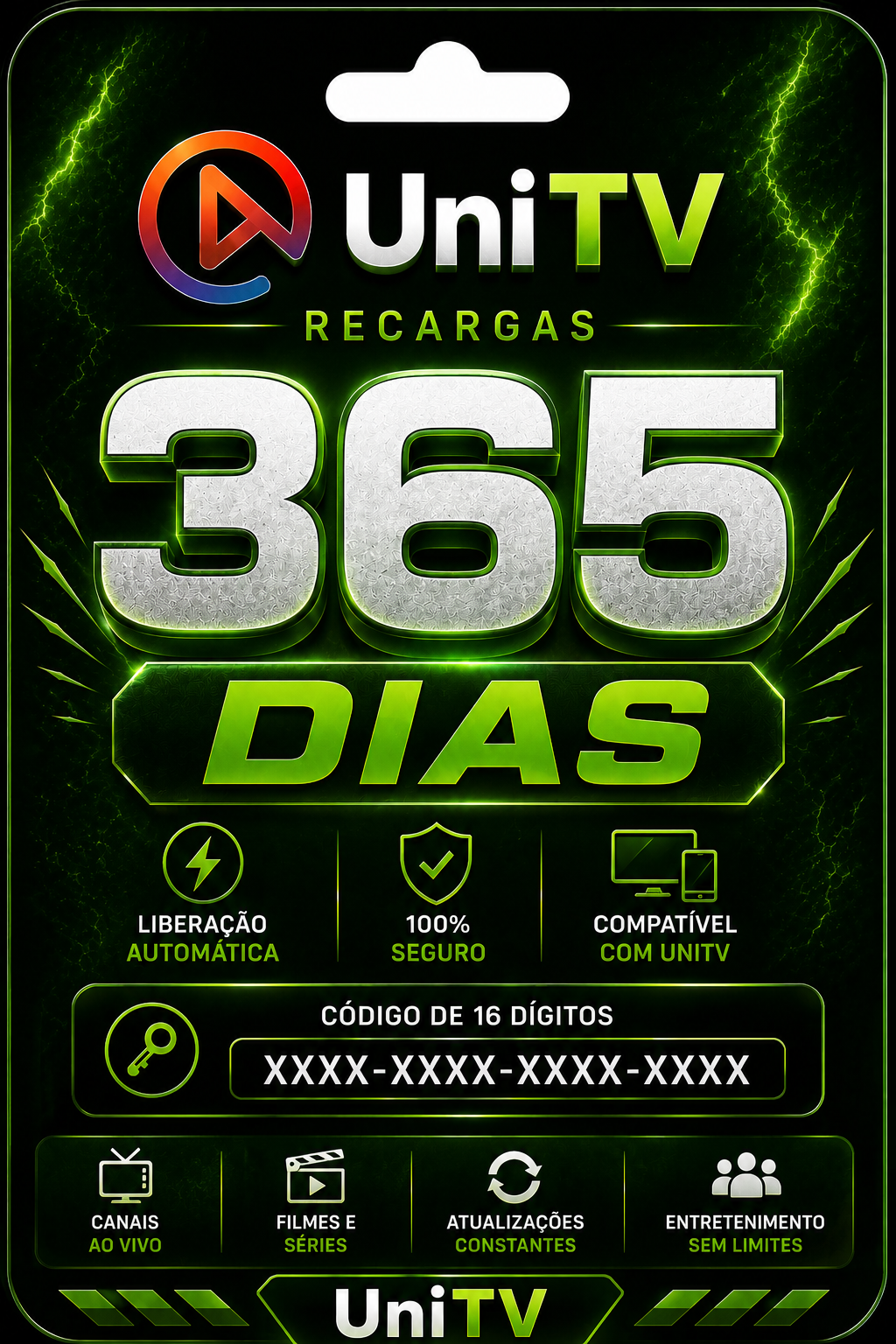 Recarga Unitv Anual